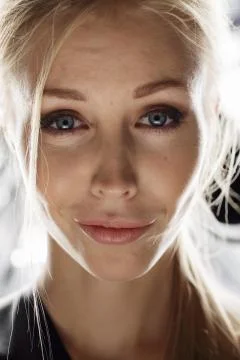 Beauty model face Stock Photos