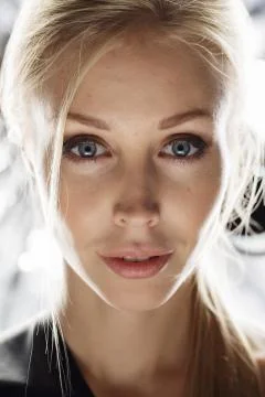 Beauty model face Stock Photos