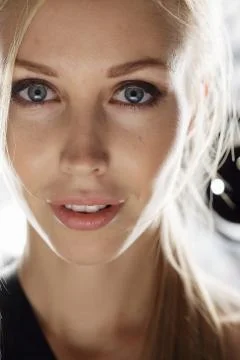 Beauty model face 스톡 사진