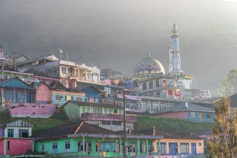 The beauty of Nepal Van Java , Temanggung, Java, Indonesia. Stock Photos