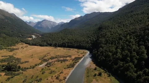 Beauty in New Zealand nature drone Stock Video Pond5