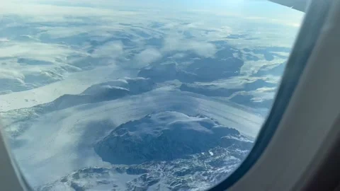 The beauty of Norway from an eagle flight. View from the illuminator. Stock Footage 237475848