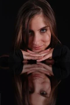 Beauty reflection Stock Photos