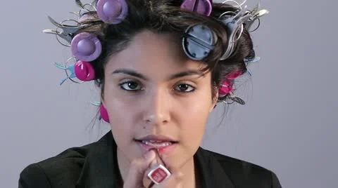 Beauty routine Stock Footage 20477307