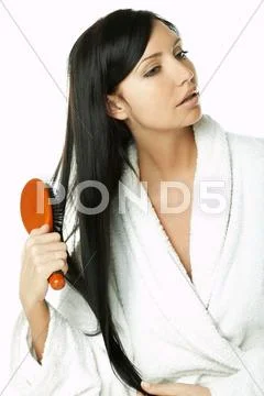 Beauty routines Stock Photos