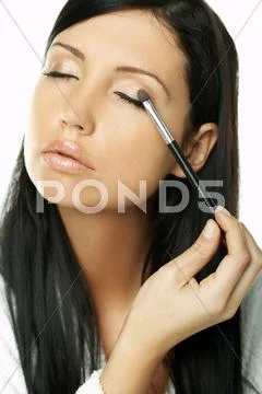 Beauty routines Stock Photos