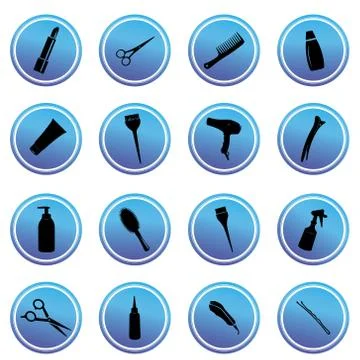 Beauty Salon Stuff Stock Illustration