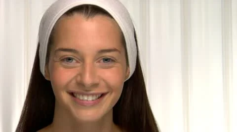 Beauty smiling Stock Footage 12456700