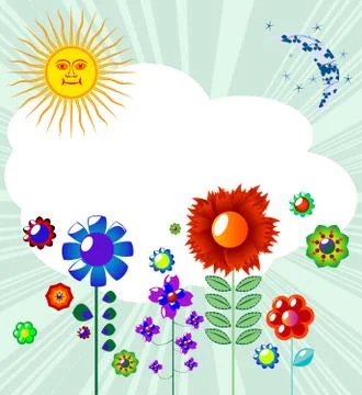 Beauty spring Stock Illustration