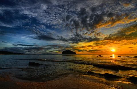 Beauty of Sunset Stock Photos