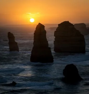 Beauty of Sunset Stock Photos