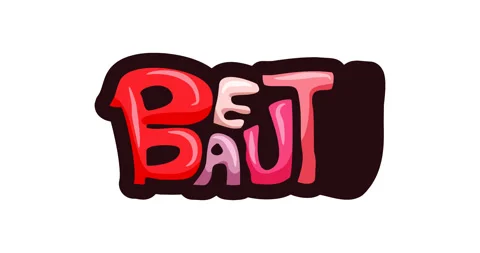Beauty text animation Vídeo Stock 335189572
