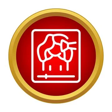 Beauty tutorial video player interface icon Illustrazione stock