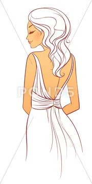 Beauty woman Stock Illustration