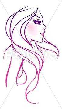 Beauty woman Stock Illustration