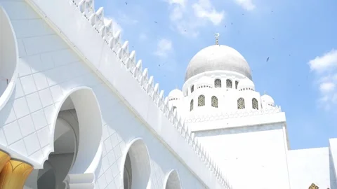 The beauty zayed mosque in solo Stock Footage 275871733