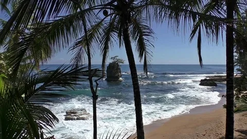 Beautyful beach view 2 Video stock 102943545