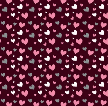Beautyful heart pattern background Stock Illustration