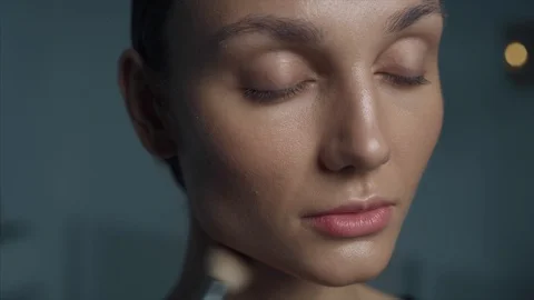 Beautyful model makeup Stock Footage 111367440