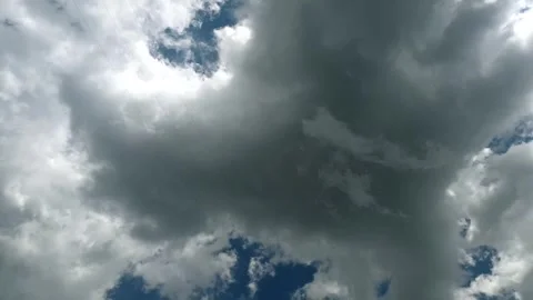 Beautyful white clouds in the sky, clouds background Stock Footage 340503124