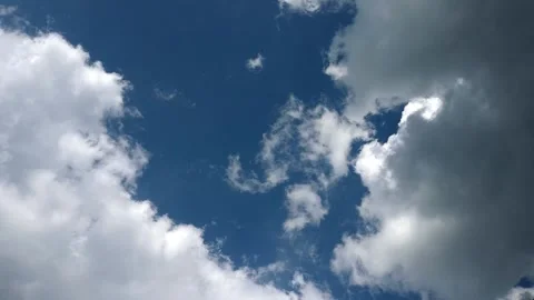 Beautyful white clouds in the sky, clouds background Stock Footage 340503674
