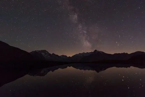 BeautyNight mountain view 動画素材 272642490