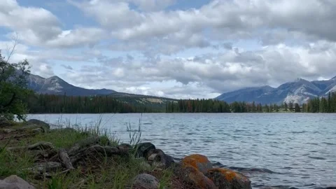 Beauvert Lake hyperlapse Stock Footage 232366578
