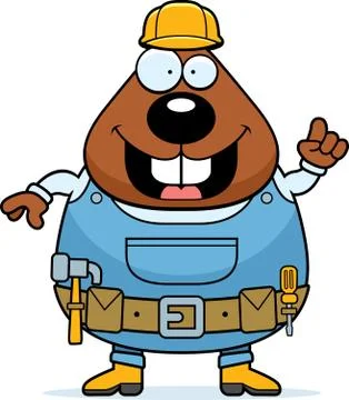 Beaver Builder Illustrazione stock