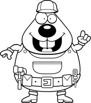 Beaver Builder Stock Illustration