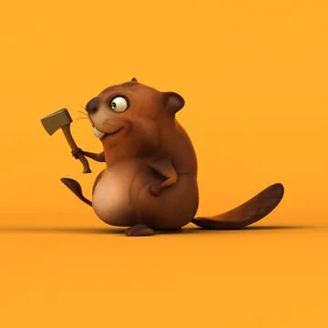 Beaver Ilustración de archivo