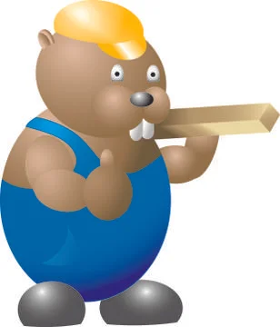 Beaver Stock-Illustration