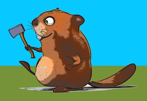 Beaver Ilustración de archivo