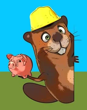 Beaver Ilustración de archivo