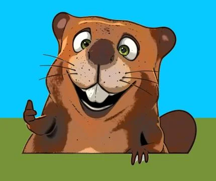 Beaver Ilustración de archivo