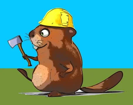 Beaver Ilustración de archivo