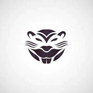 Beaver logo vector Stock Illustration