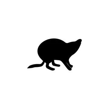 Beaver silhouette icon. Element of animals icon for mobile concept and web apps Stock Illustration