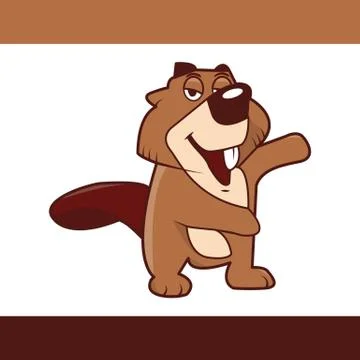 Beaver vector illustration Stock Illustration