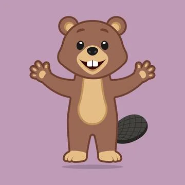 Beaver vector image Stock Illustration