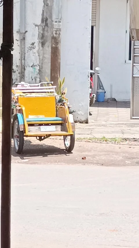 Becak motor Video stock 233657234