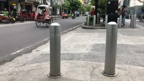 Becak is rickshaw bike Stock Footage 225227591