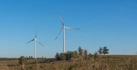 Because it is wind powered to take care of the environment Stock Photos
