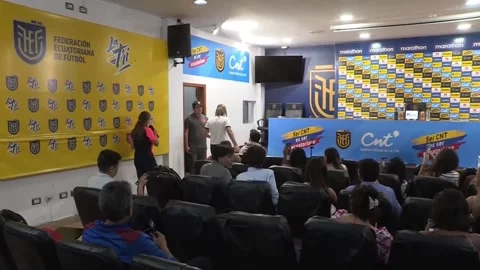 Beccacece: Morocco and the Netherlands will be Ecuador's biggest tests before th Stock Footage 330437402