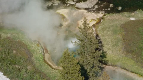 Bechler River Hot Spring Yellowstone Stock Footage 94584424