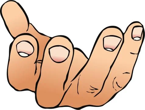 Beckoning Hand Stock-Illustration