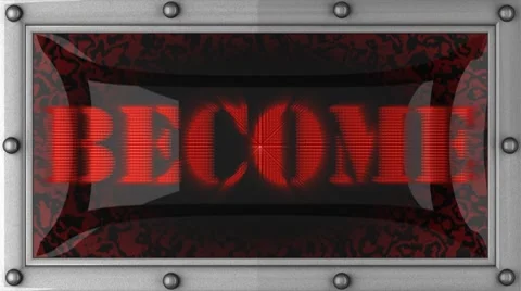 Become on led Stock-Footage 8665903