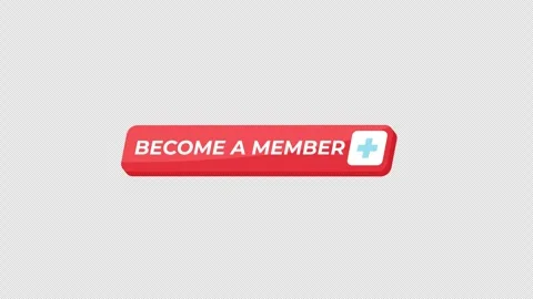Become member isometric UI button animation Stock Footage 332232426