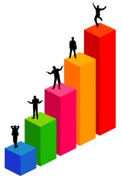 Becoming successful Stock Illustration