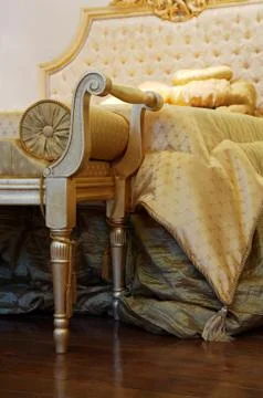 Bed and couch Stock Photos