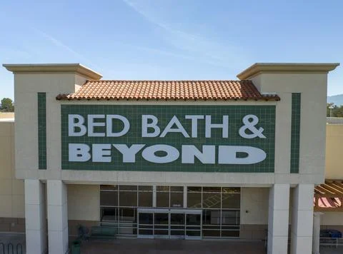 Bed Bath Beyond retail store front. Permanently closed  Stock Photos
